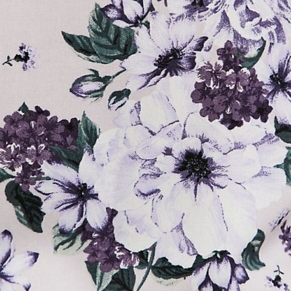 5X 28W Torrid Ava Purple Challis Cami Floral Light - Picture 5 of 11